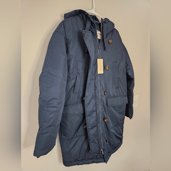 Universal Thread Blue Puffer Jacket - Picture 4 of 9